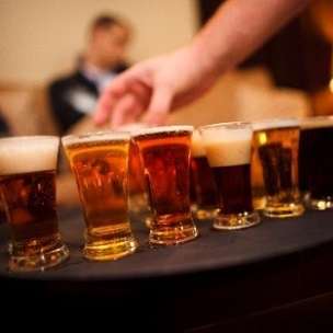 Beer Tasting In Irish Pub